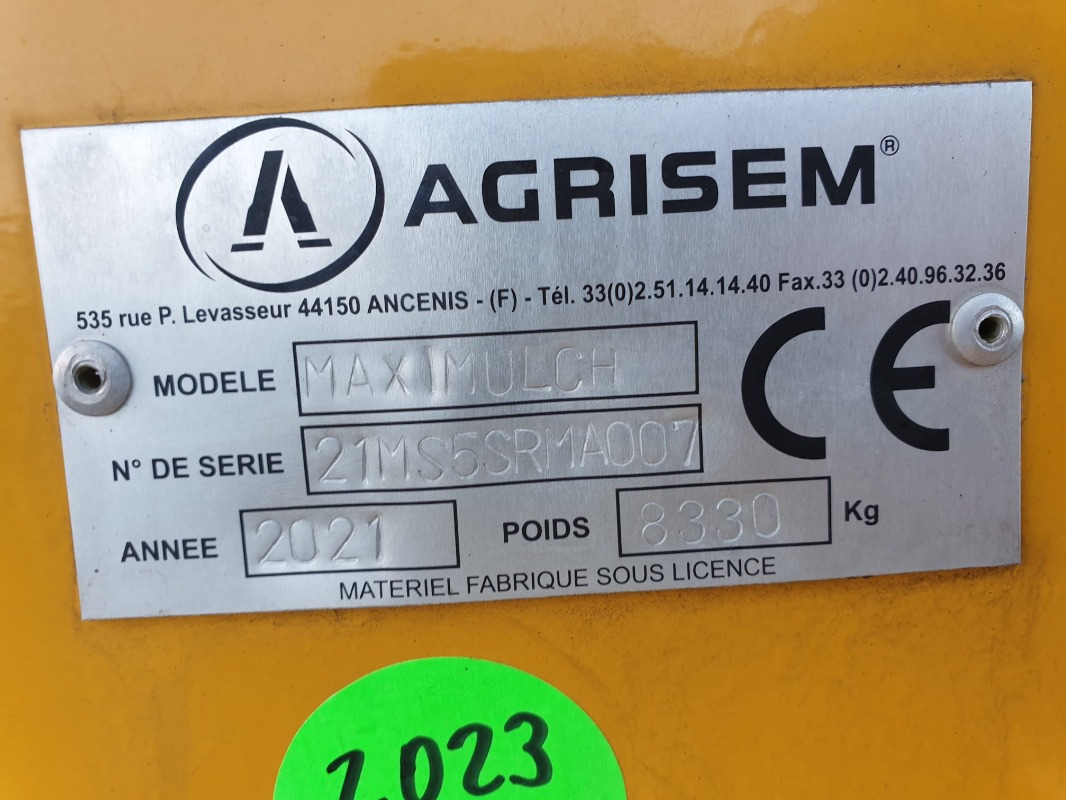 Agrisem MAXIMULCH - Kultivator: slika 2 Agrisem MAXIMULCH - Kultivator: slika 2