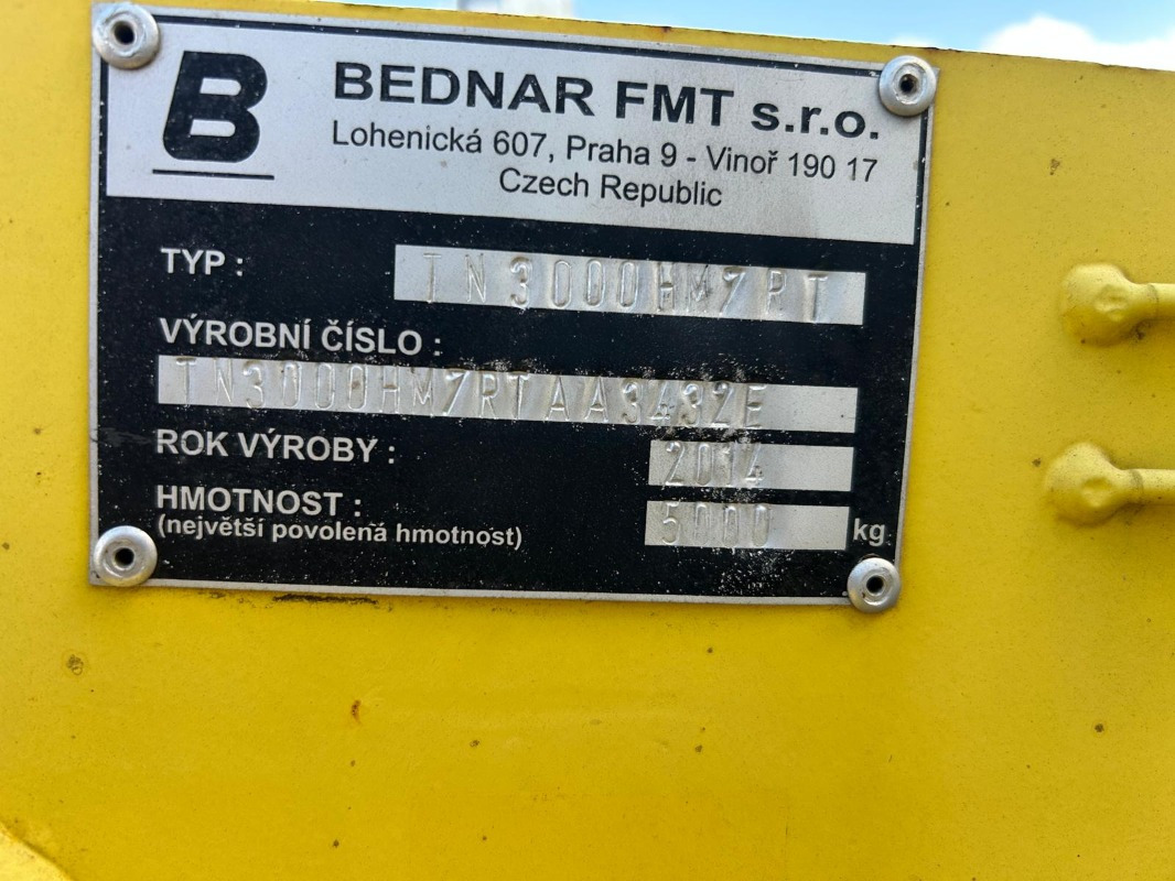 Bednar TN 3000 HM7RT - Kultivator: slika 4 Bednar TN 3000 HM7RT - Kultivator: slika 4