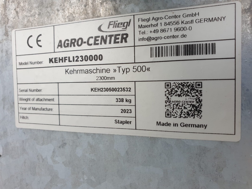 Fliegl KEHRMASCHINE TYP 500 - Kosilnica: slika 2 Fliegl KEHRMASCHINE TYP 500 - Kosilnica: slika 2