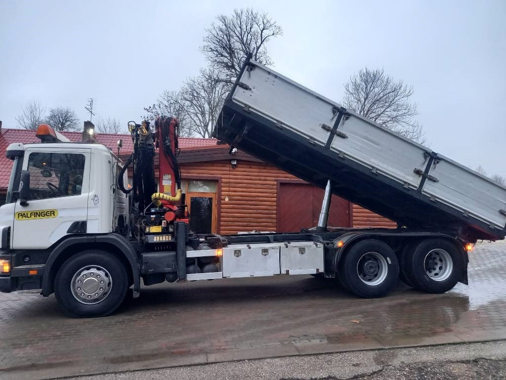 Scania P 124 GB, 400, 6x2x4 DRIVE ROLLERS, TIPPER-CRANE - Tovornjak prekucnik: slika 3 Scania P 124 GB, 400, 6x2x4 DRIVE ROLLERS, TIPPER-CRANE - Tovornjak prekucnik: slika 3