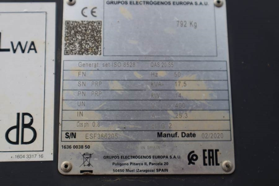Atlas Copco QAS 20 S5 Valid inspection, *Guarantee! Diesel, 17 - Generator: slika 3 Atlas Copco QAS 20 S5 Valid inspection, *Guarantee! Diesel, 17 - Generator: slika 3