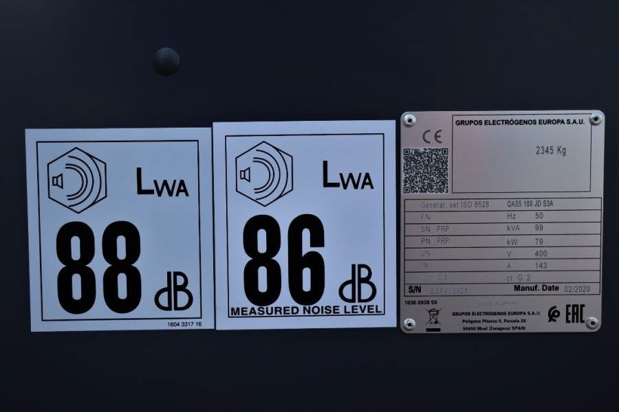 Atlas Copco QAS5 100 JD S3A Valid inspection, *Guarantee! Die - Generator: slika 5 Atlas Copco QAS5 100 JD S3A Valid inspection, *Guarantee! Die - Generator: slika 5