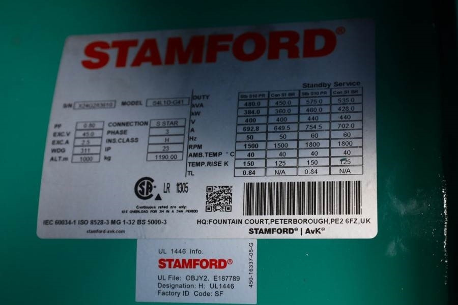 Generator Cummins C450D5Q Declaration of Conformity, Diesel, 450kVA,: slika 13