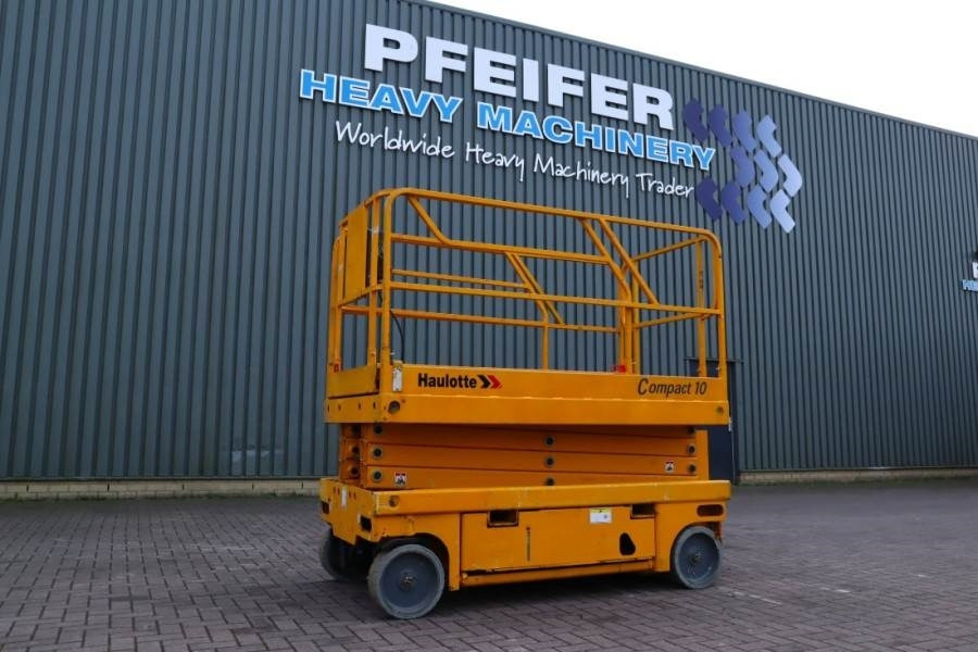 Haulotte Compact 10 Electric, 10m Working Height, 450kg Cap - Škarjasta dvižna ploščad: slika 1 Haulotte Compact 10 Electric, 10m Working Height, 450kg Cap - Škarjasta dvižna ploščad: slika 1