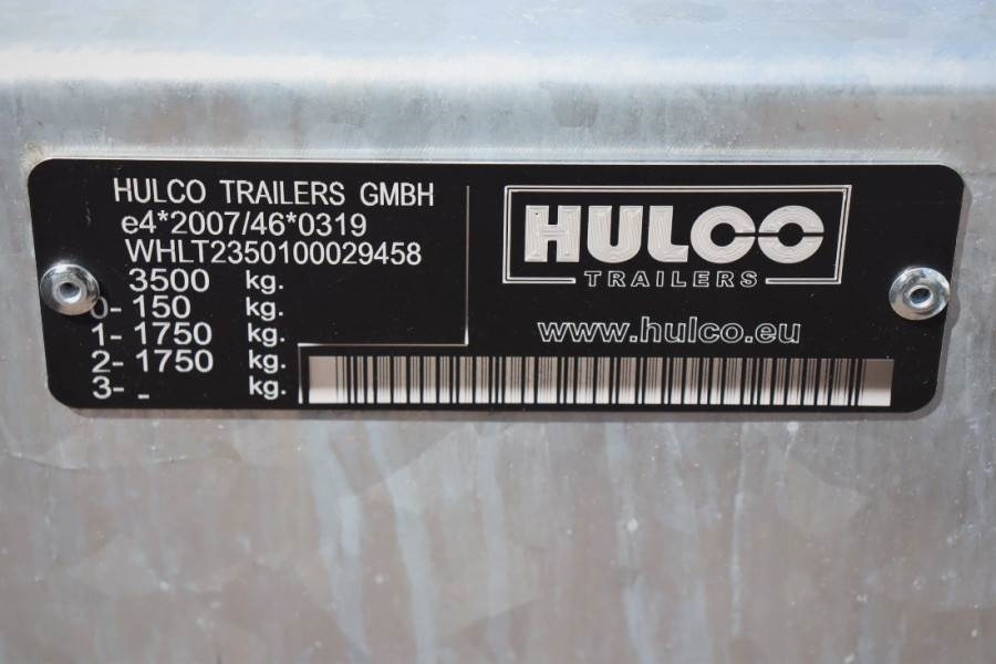 Hulco Terrax-2 3500kg 2 Axel Trailer, 2.770 kg Capacity, - Prikolica za prevoz strojev: slika 5 Hulco Terrax-2 3500kg 2 Axel Trailer, 2.770 kg Capacity, - Prikolica za prevoz strojev: slika 5