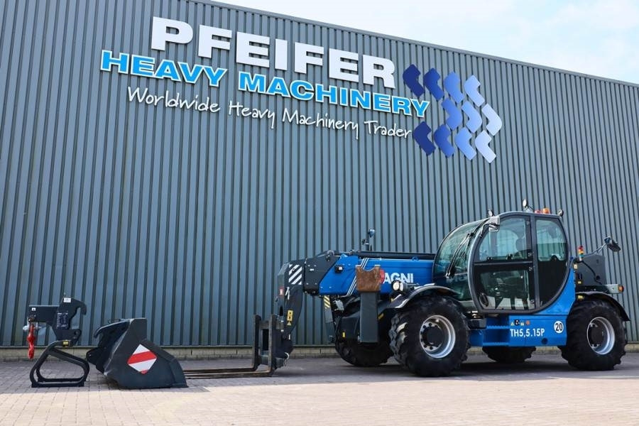 Magni - TH5,5.15-D7/D Diesel, 4x4x4 Drive, 5.5t Ca - Teleskopski viličar: slika 1 Magni - TH5,5.15-D7/D Diesel, 4x4x4 Drive, 5.5t Ca - Teleskopski viličar: slika 1