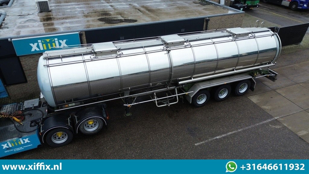 Burg 3-ass. Geisoleerde RVS tank oplegger / Food / 1 Compartiment - Polprikolica cisterna: slika 1 Burg 3-ass. Geisoleerde RVS tank oplegger / Food / 1 Compartiment - Polprikolica cisterna: slika 1