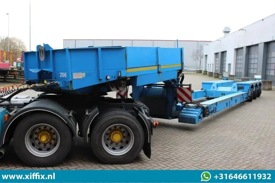 Faymonville 3-ass. Uitschuifbare dieplader met afneembare zwanenhals / Hydr. Vre - Nizko noseča polprikolica: slika 3 Faymonville 3-ass. Uitschuifbare dieplader met afneembare zwanenhals / Hydr. Vre - Nizko noseča polprikolica: slika 3