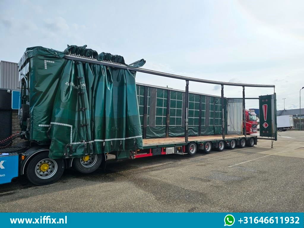 Meusburger 6-ass. Semi dieplader met elektrische huifopbouw / 3x naloop gestuurd - Nizko noseča polprikolica: slika 4 Meusburger 6-ass. Semi dieplader met elektrische huifopbouw / 3x naloop gestuurd - Nizko noseča polprikolica: slika 4