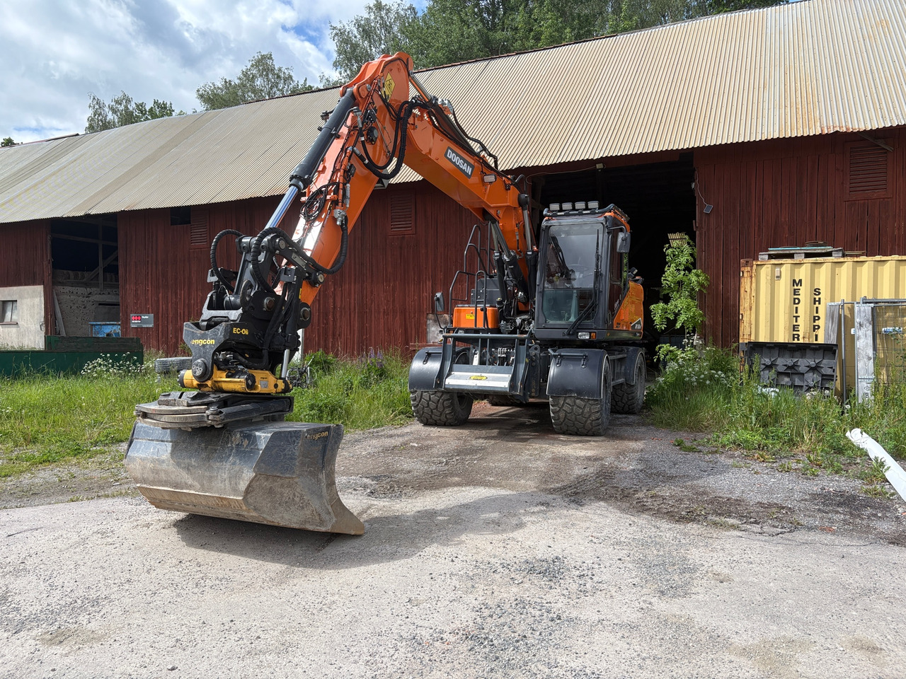 Doosan DX160W-7 - Bager: slika 1 Doosan DX160W-7 - Bager: slika 1