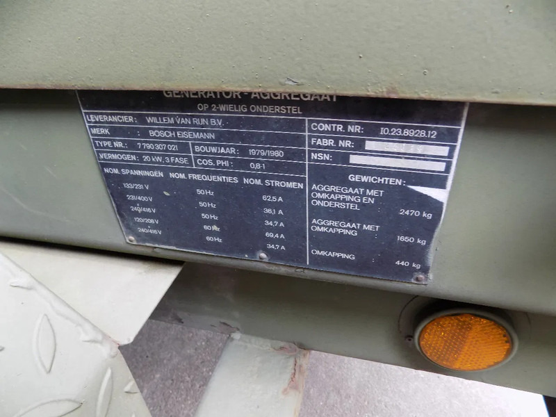 Generator Bosch Bosch en Eisemann 25 kva aggregaat: slika 17