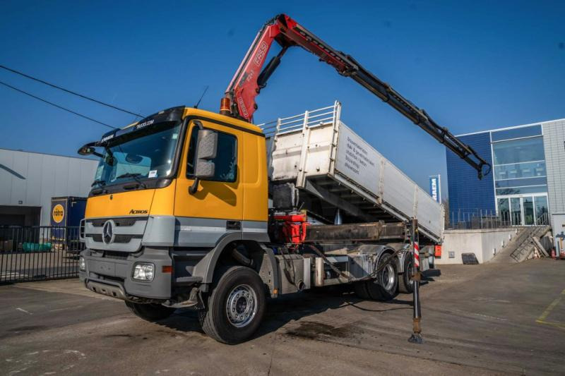 Mercedes ACTROS 3344 K-MP3+FASSI F245 - Tovornjak prekucnik, Tovornjak z dvigalom: slika 1 Mercedes ACTROS 3344 K-MP3+FASSI F245 - Tovornjak prekucnik, Tovornjak z dvigalom: slika 1