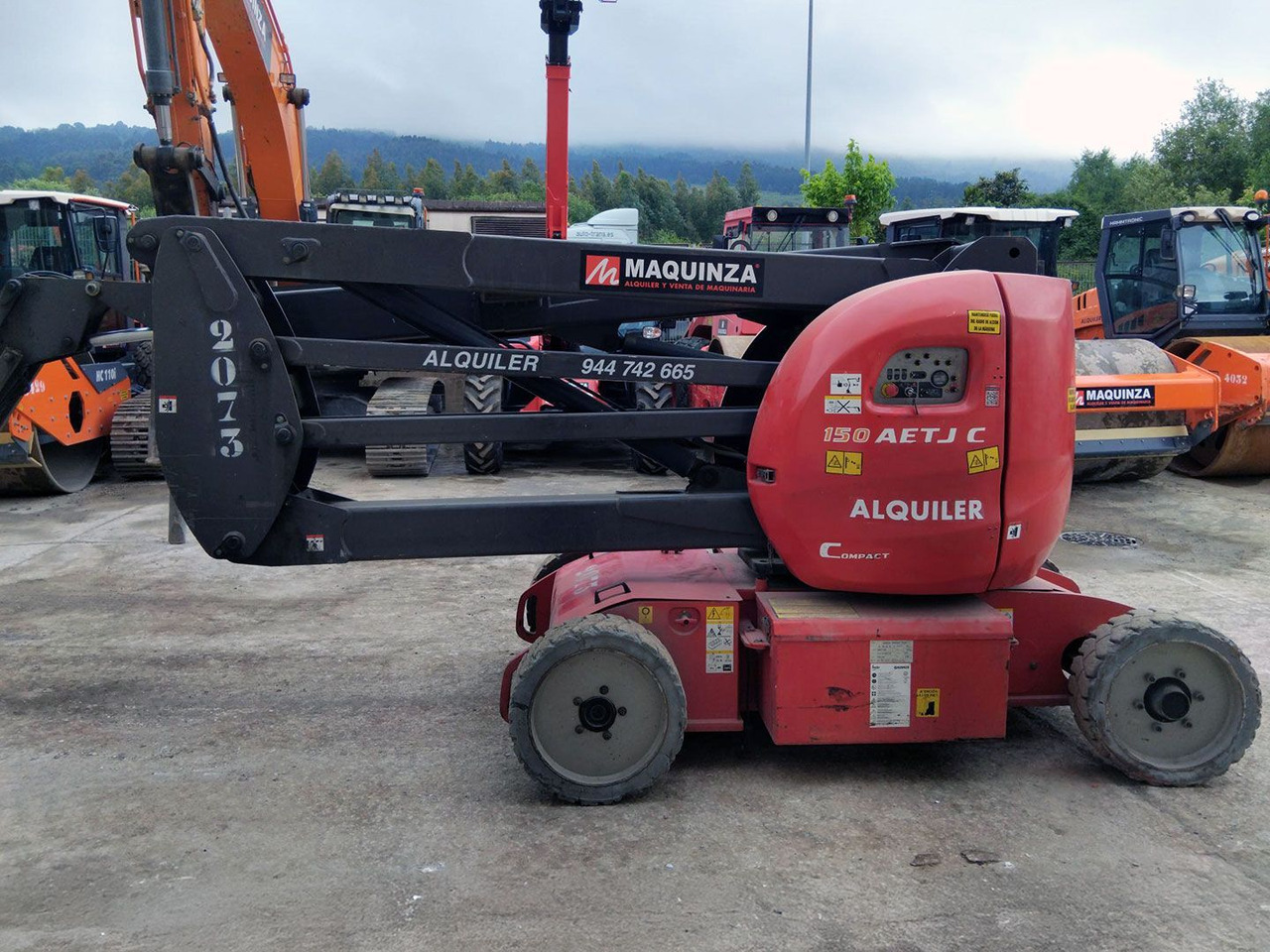 MANITOU 150AETJ C - Zglobna dvižna ploščad: slika 1 MANITOU 150AETJ C - Zglobna dvižna ploščad: slika 1