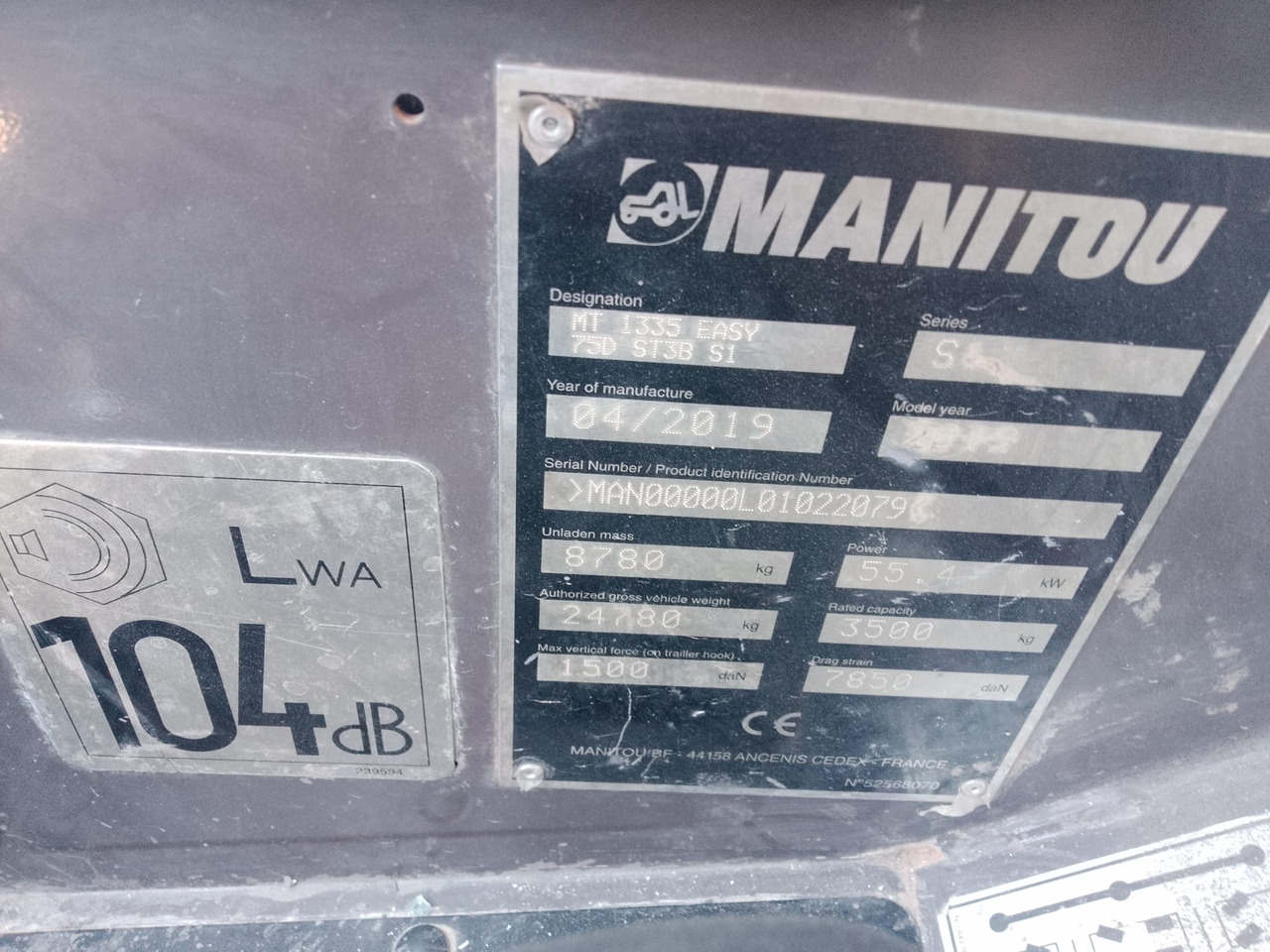 Teleskopski viličar MANITOU MT1335 EASY: slika 19