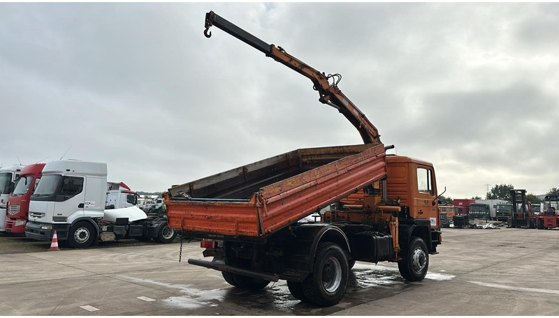 MAN 17.192 (4X4 / BIG AXLE / STEEL SUSPENSION / 8 TON CRANE) - Tovornjak prekucnik, Tovornjak z dvigalom: slika 5 MAN 17.192 (4X4 / BIG AXLE / STEEL SUSPENSION / 8 TON CRANE) - Tovornjak prekucnik, Tovornjak z dvigalom: slika 5