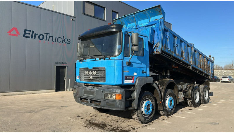 MAN 35.364 (STEEL SUSP. / 6 CYLINDER / BIG AXLE / EURO 2 / MEILLER TIPPER) - Tovornjak prekucnik: slika 1 MAN 35.364 (STEEL SUSP. / 6 CYLINDER / BIG AXLE / EURO 2 / MEILLER TIPPER) - Tovornjak prekucnik: slika 1