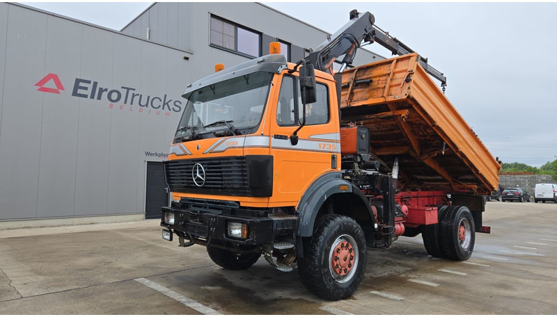 Mercedes-Benz SK 1735 (V8 2X TURBO / 4X4 / PARFAIT ETAT !!!! / GRUE / LAMES / GRAND PONT / TOP CONDITION !!!) - Tovornjak prekucnik, Tovornjak z dvigalom: slika 1 Mercedes-Benz SK 1735 (V8 2X TURBO / 4X4 / PARFAIT ETAT !!!! / GRUE / LAMES / GRAND PONT / TOP CONDITION !!!) - Tovornjak prekucnik, Tovornjak z dvigalom: slika 1