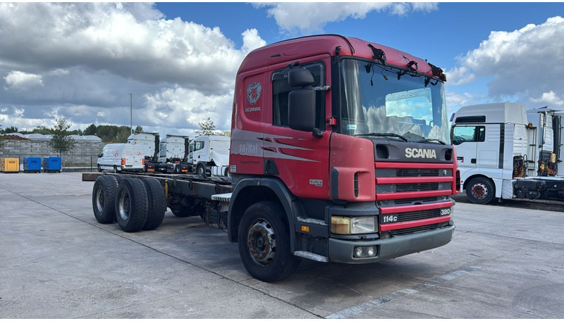 Scania 114 - 380 (6X4 / GRAND PONT / LAMES / BIG AXLE / STEEL SUSP. / BOITE MANUELLE / MANUAL GEARBOX) - Tovornjak-šasija: slika 5 Scania 114 - 380 (6X4 / GRAND PONT / LAMES / BIG AXLE / STEEL SUSP. / BOITE MANUELLE / MANUAL GEARBOX) - Tovornjak-šasija: slika 5