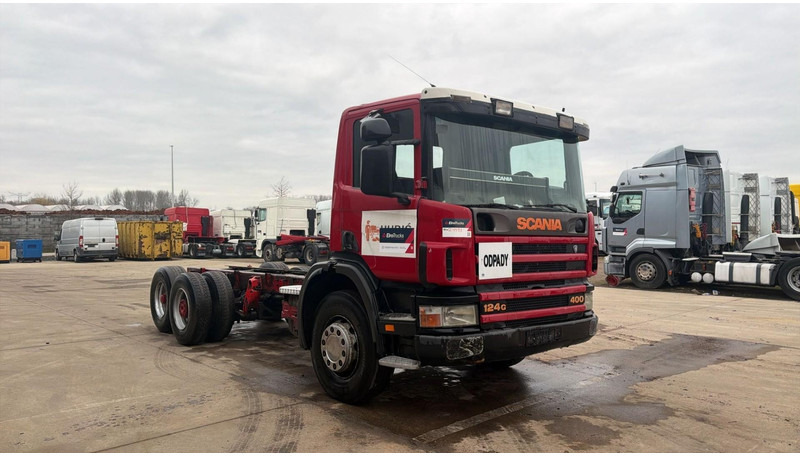 Tovornjak-šasija Scania 124 - 400 (MANUAL PUMP / 6X2 / BIG AXLE / GRAND PONT / POMPE MANUELLE): slika 6 Tovornjak-šasija Scania 124 - 400 (MANUAL PUMP / 6X2 / BIG AXLE / GRAND PONT / POMPE MANUELLE): slika 6