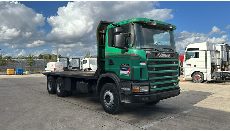 Scania 124 - 400 (POMPE MANUELLE / MANUAL PUMP / BIG HUB / GRAND PONT / LAMES / STEEL) - Tovornjak s kesonom: slika 3 Scania 124 - 400 (POMPE MANUELLE / MANUAL PUMP / BIG HUB / GRAND PONT / LAMES / STEEL) - Tovornjak s kesonom: slika 3