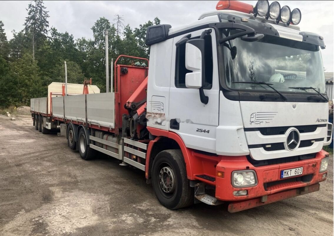 Mercedes-Benz 2544L Ekipage - Tovornjak s kesonom, Tovornjak z dvigalom: slika 1 Mercedes-Benz 2544L Ekipage - Tovornjak s kesonom, Tovornjak z dvigalom: slika 1
