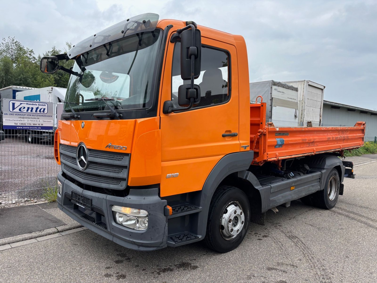 Mercedes-Benz Atego III 818, Euro-6, MEILER Dreiseitenkipper - Tovornjak prekucnik: slika 1 Mercedes-Benz Atego III 818, Euro-6, MEILER Dreiseitenkipper - Tovornjak prekucnik: slika 1