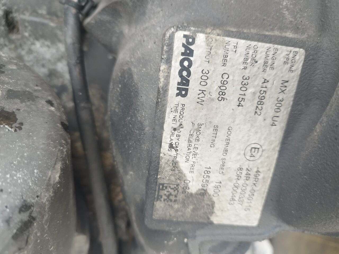 DAF MX 300 U4  DAF XF, CF - Motor za Tovornjak: slika 4 DAF MX 300 U4  DAF XF, CF - Motor za Tovornjak: slika 4