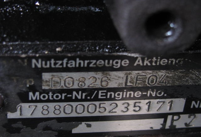 MAN D0826 LF04 232 E2 MAN - Motor za Tovornjak: slika 2 MAN D0826 LF04 232 E2 MAN - Motor za Tovornjak: slika 2