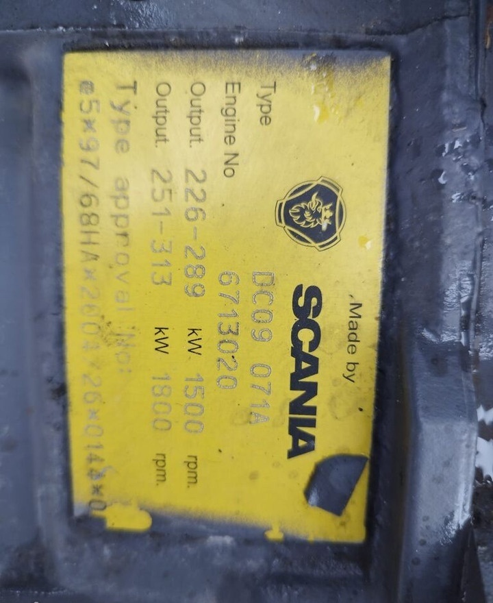 Scania DC09 0714 - Motor za Tovornjak: slika 4 Scania DC09 0714 - Motor za Tovornjak: slika 4