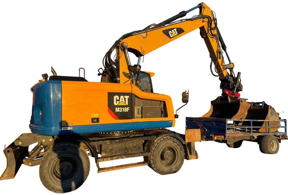 Caterpillar M318F, 2018 ROK, PODPORY + PŁUG, ROTOTILT - Bager na kolesih: slika 4 Caterpillar M318F, 2018 ROK, PODPORY + PŁUG, ROTOTILT - Bager na kolesih: slika 4