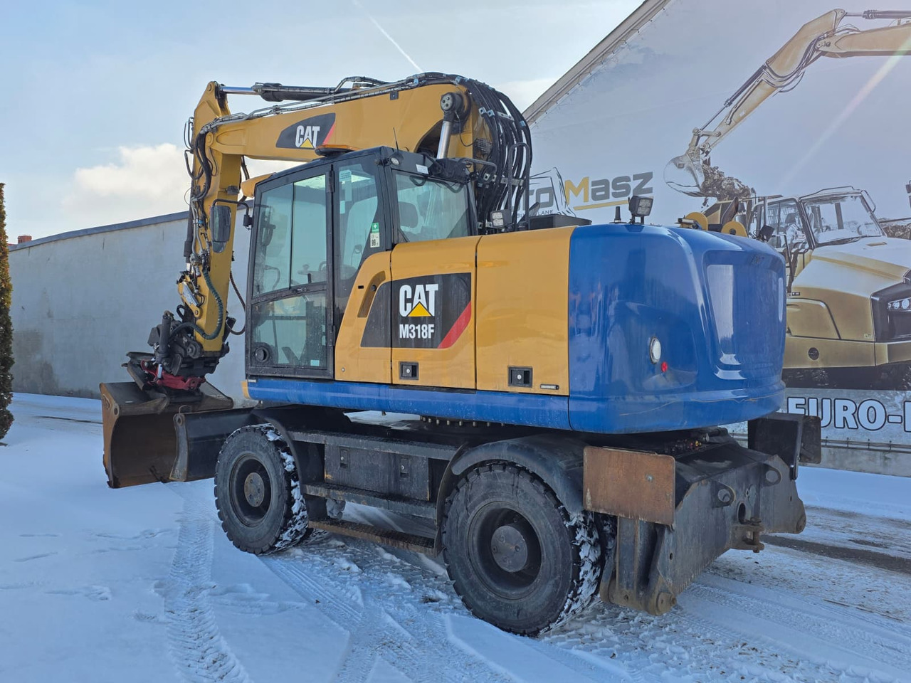 Caterpillar M318F, 2018 ROK, PODPORY + PŁUG, ROTOTILT - Bager na kolesih: slika 3 Caterpillar M318F, 2018 ROK, PODPORY + PŁUG, ROTOTILT - Bager na kolesih: slika 3