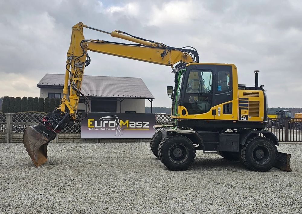 Komatsu PW 148-10, 2016 ROK, SYSTEM LEICA 3D - Bager na kolesih: slika 1 Komatsu PW 148-10, 2016 ROK, SYSTEM LEICA 3D - Bager na kolesih: slika 1