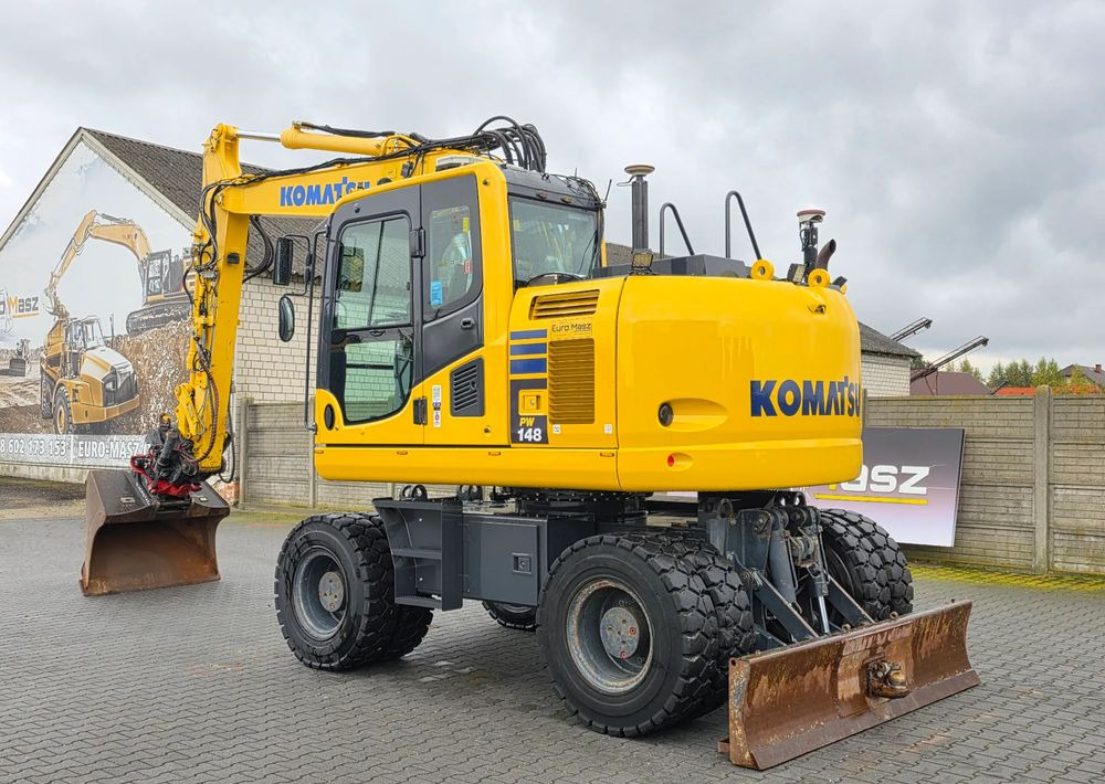 Komatsu PW 148-10, 2016 ROK, SYSTEM LEICA 3D - Bager na kolesih: slika 3 Komatsu PW 148-10, 2016 ROK, SYSTEM LEICA 3D - Bager na kolesih: slika 3
