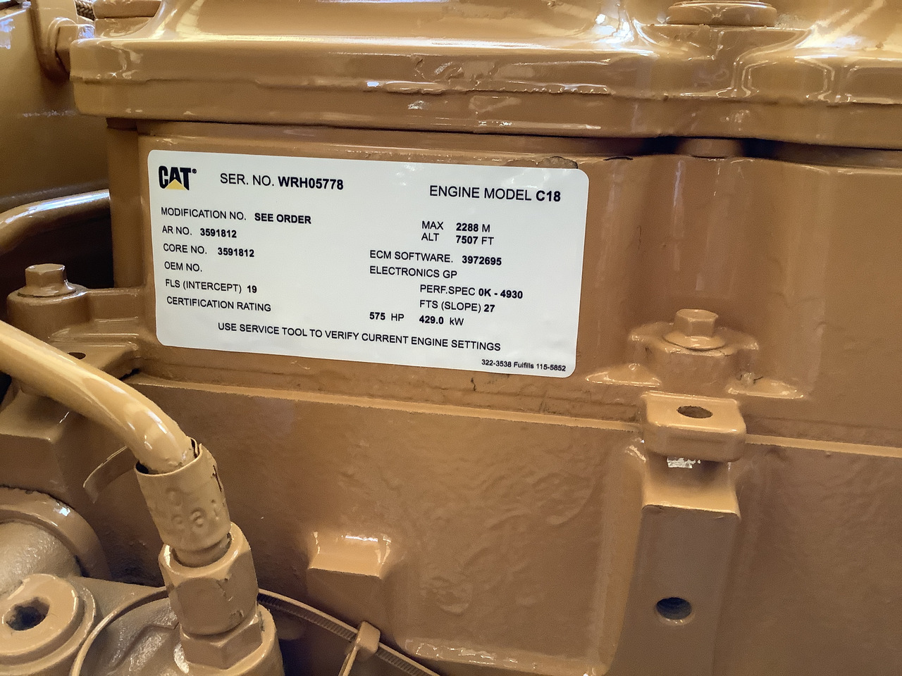 Caterpillar C18 Acert. - Motor: slika 3 Caterpillar C18 Acert. - Motor: slika 3