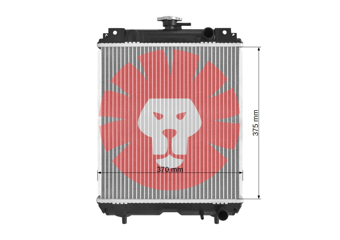 KUBOTA U15 U17 - Hladilnik motorja za Bager: slika 3 KUBOTA U15 U17 - Hladilnik motorja za Bager: slika 3