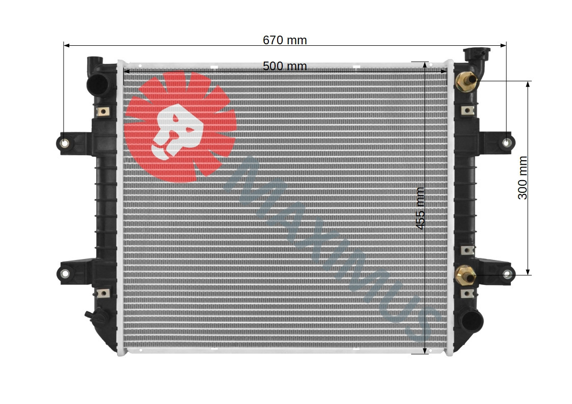 NISSAN FORKLIFT - Hladilnik motorja za Viličar: slika 2 NISSAN FORKLIFT - Hladilnik motorja za Viličar: slika 2