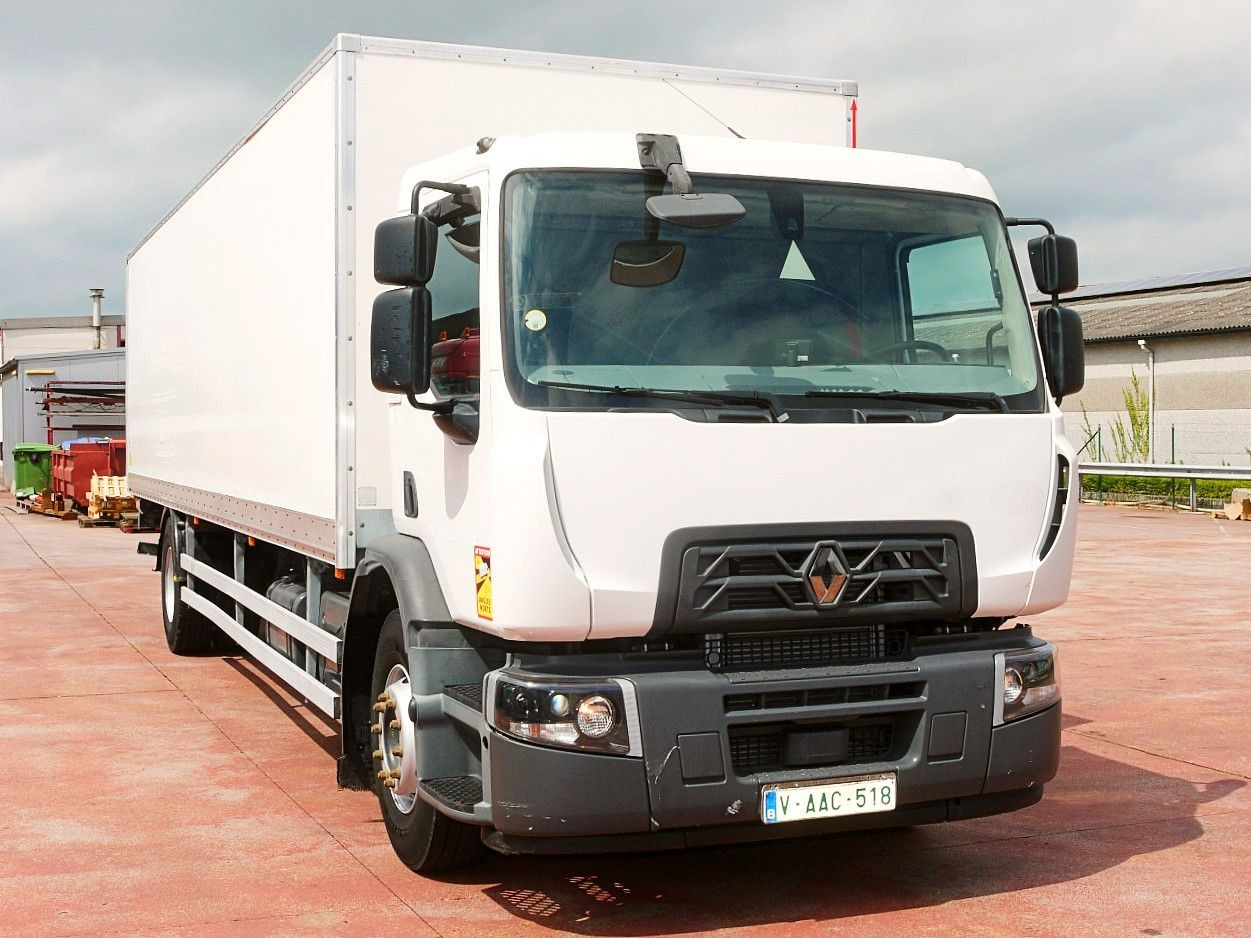 Renault D 19.280 MEUBEL KOFFER LADEBORDWAND 180tkm - Tovornjak zabojnik: slika 1 Renault D 19.280 MEUBEL KOFFER LADEBORDWAND 180tkm - Tovornjak zabojnik: slika 1