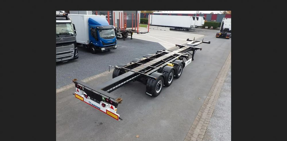 Krone Podkontenerowa - Kontejnerska polprikolica/ Polprikolica z zamenljivim tovoriščem: slika 1 Krone Podkontenerowa - Kontejnerska polprikolica/ Polprikolica z zamenljivim tovoriščem: slika 1