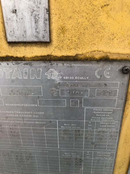 Potain GTMR 336 A - Samopostavljivi žerjav: slika 4 Potain GTMR 336 A - Samopostavljivi žerjav: slika 4