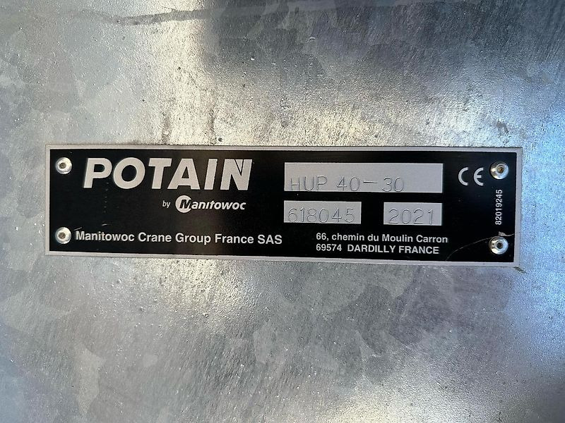 Potain HUP 40-30 - Samopostavljivi žerjav: slika 4 Potain HUP 40-30 - Samopostavljivi žerjav: slika 4