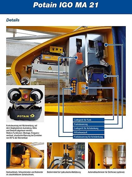 Potain IGO MA 21 - Samopostavljivi žerjav: slika 5 Potain IGO MA 21 - Samopostavljivi žerjav: slika 5