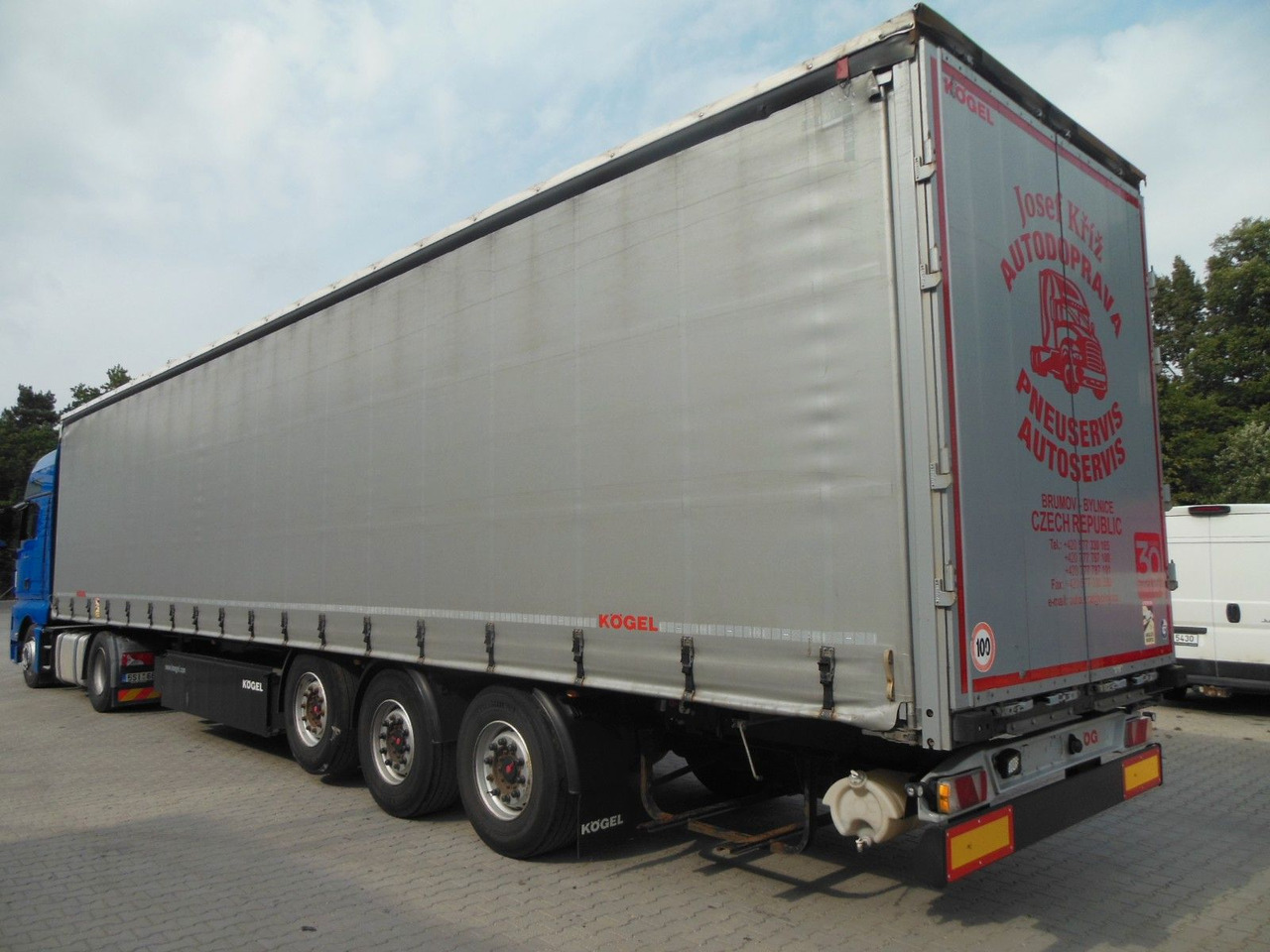 Kögel SN 24, SAF, PALETTEN BOX, - Polprikolica s ponjavo: slika 4 Kögel SN 24, SAF, PALETTEN BOX, - Polprikolica s ponjavo: slika 4
