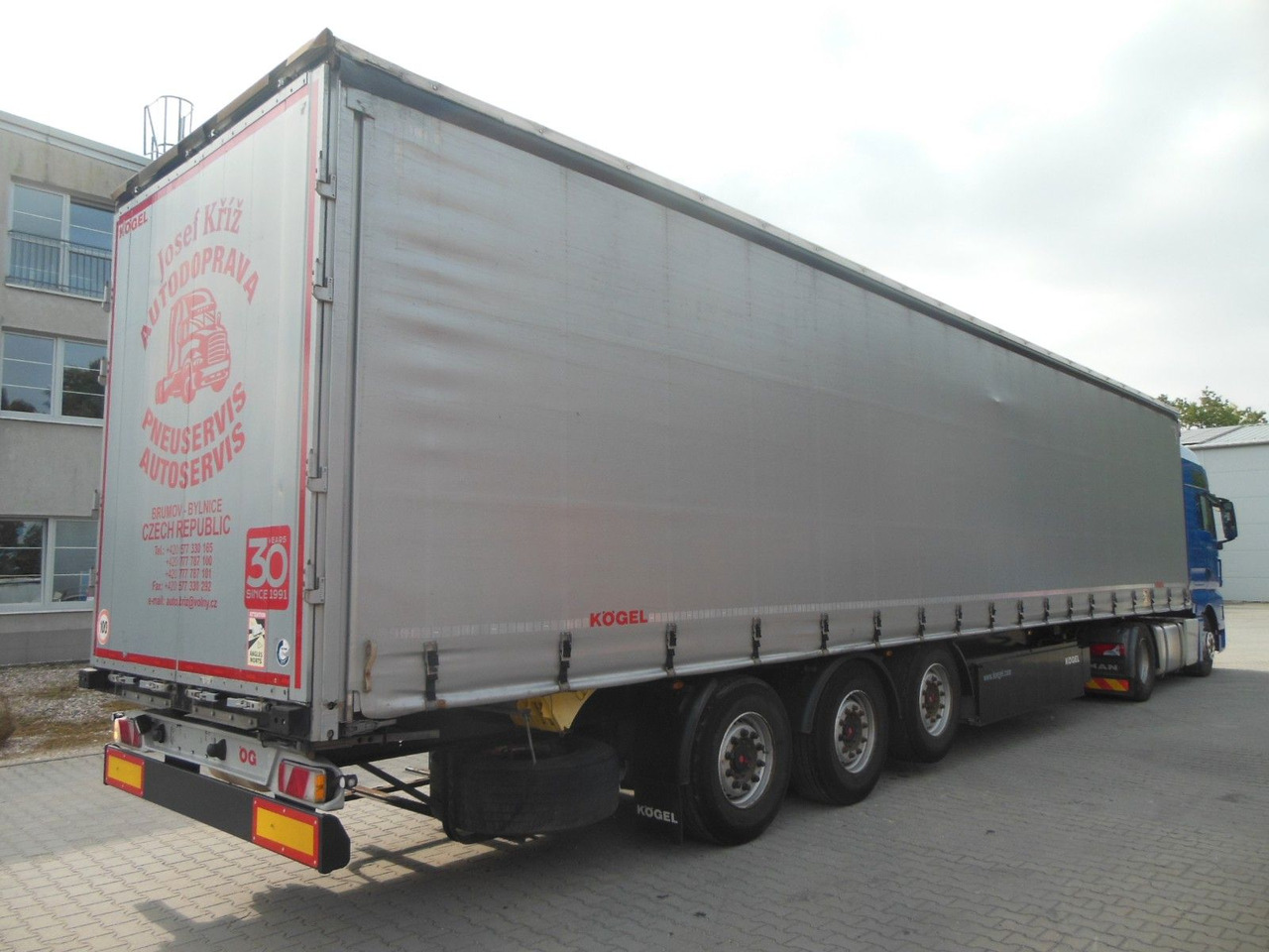 Kögel SN 24, SAF, PALETTEN BOX, - Polprikolica s ponjavo: slika 3 Kögel SN 24, SAF, PALETTEN BOX, - Polprikolica s ponjavo: slika 3