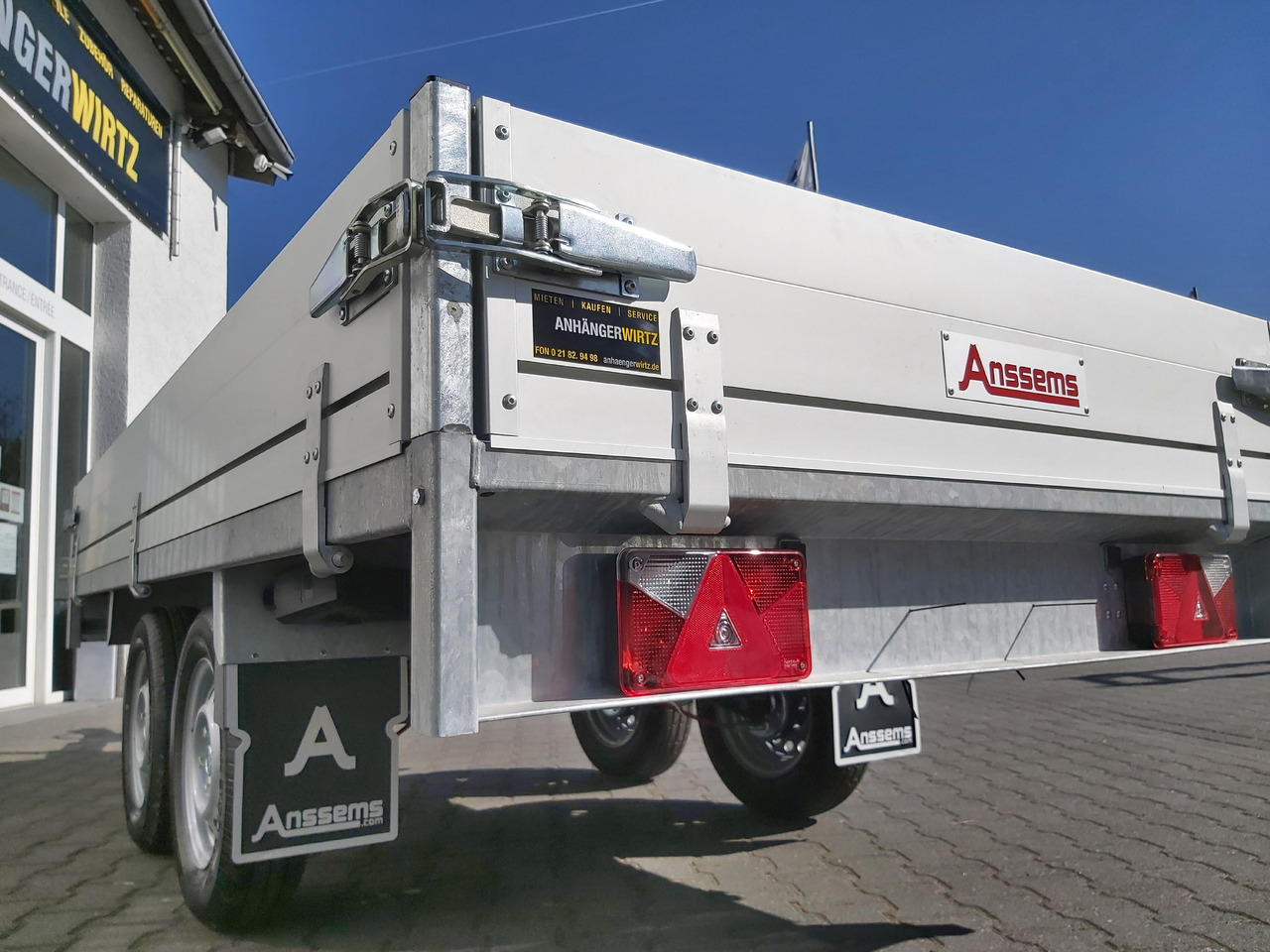 Plato/ Tovorna prikolica Anssems Hochlader PSX - S 2000 305x153x30cm (M) 2000kg: slika 9