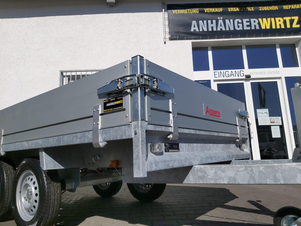 Plato/ Tovorna prikolica Anssems Hochlader PSX - S 2000 305x153x30cm (M) 2000kg: slika 6