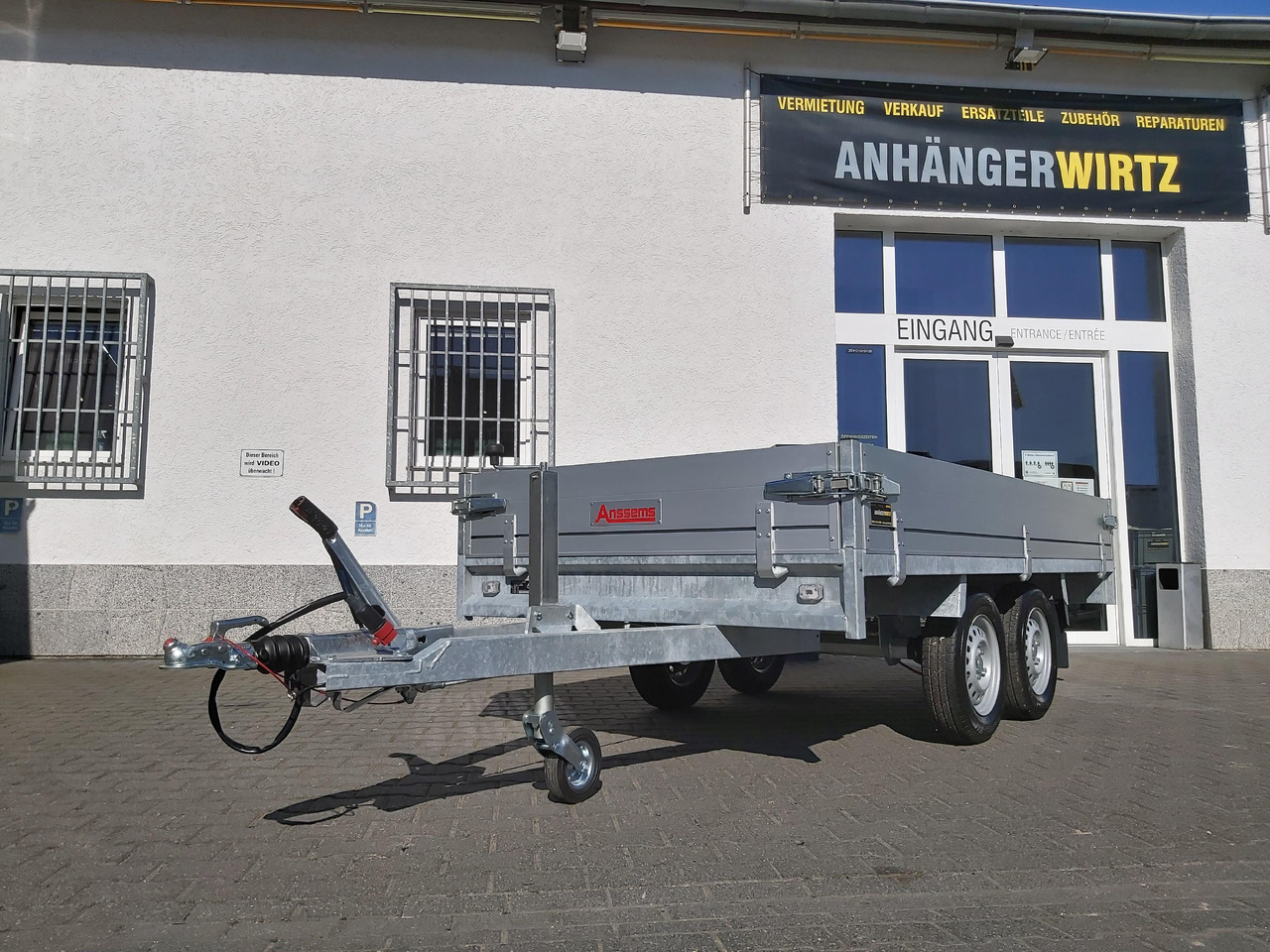 Anssems Hochlader PSX - S 2000 305x153x30cm (M) 2000kg - Plato/ Tovorna prikolica: slika 1 Anssems Hochlader PSX - S 2000 305x153x30cm (M) 2000kg - Plato/ Tovorna prikolica: slika 1