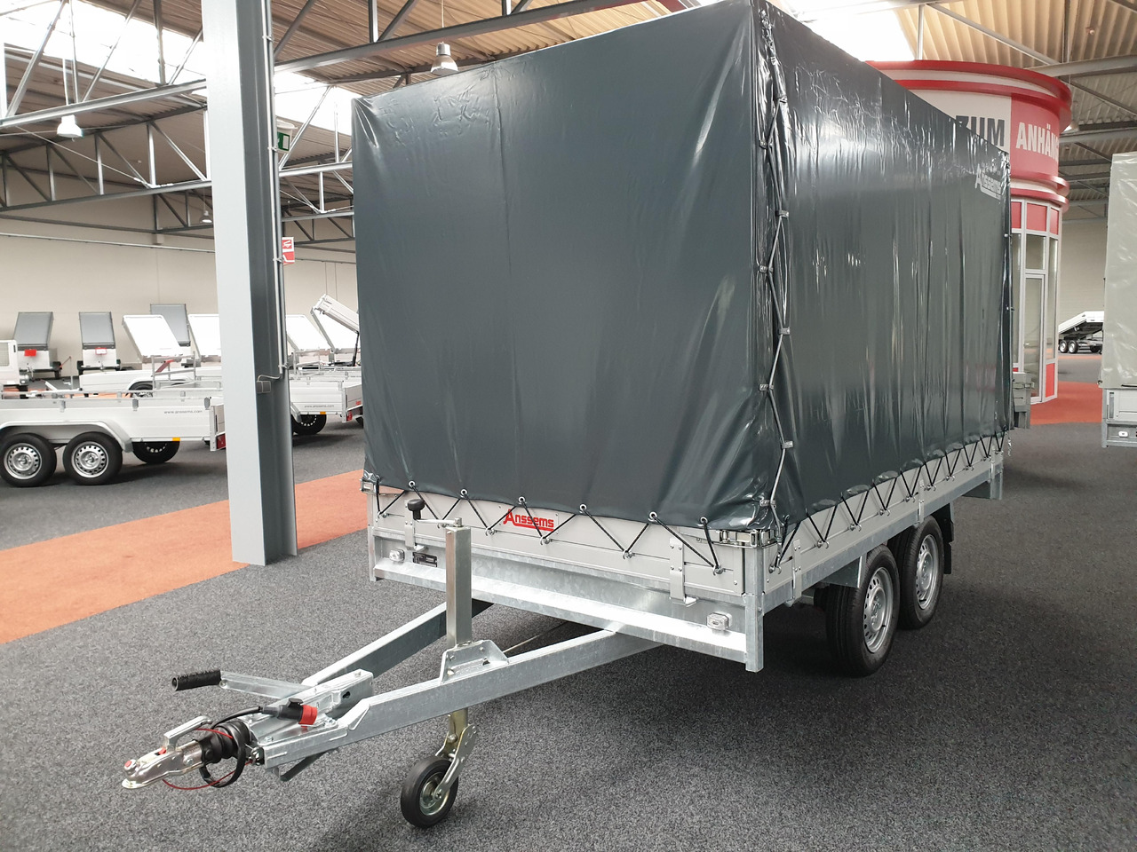 Anssems Hochlader PSX - S 3000 325x178x30cm 180cm Hochplane grau (L) 3000kg Aktion - Prikolica s ponjavo: slika 1 Anssems Hochlader PSX - S 3000 325x178x30cm 180cm Hochplane grau (L) 3000kg Aktion - Prikolica s ponjavo: slika 1
