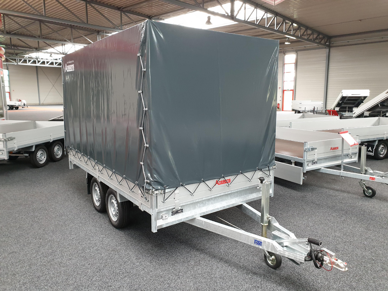 Anssems Hochlader PSX - S 3000 325x178x30cm 180cm Hochplane grau (L) 3000kg Aktion - Prikolica s ponjavo: slika 3 Anssems Hochlader PSX - S 3000 325x178x30cm 180cm Hochplane grau (L) 3000kg Aktion - Prikolica s ponjavo: slika 3