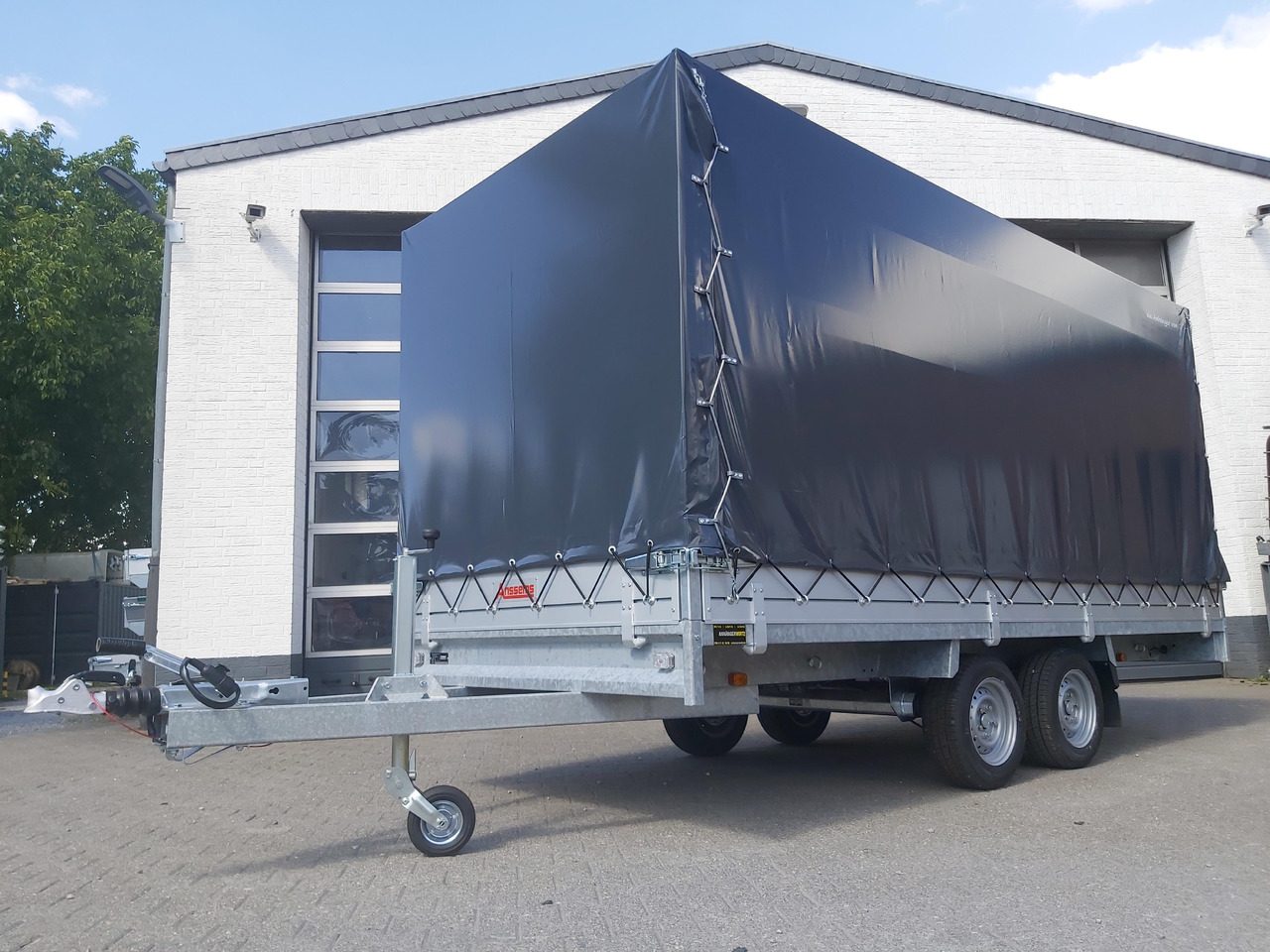 Anssems Hochlader PSX - S 3000 405x178x30cm 180cm Hochplane grau (XL) 3000kg Aktion - Prikolica s ponjavo: slika 5 Anssems Hochlader PSX - S 3000 405x178x30cm 180cm Hochplane grau (XL) 3000kg Aktion - Prikolica s ponjavo: slika 5