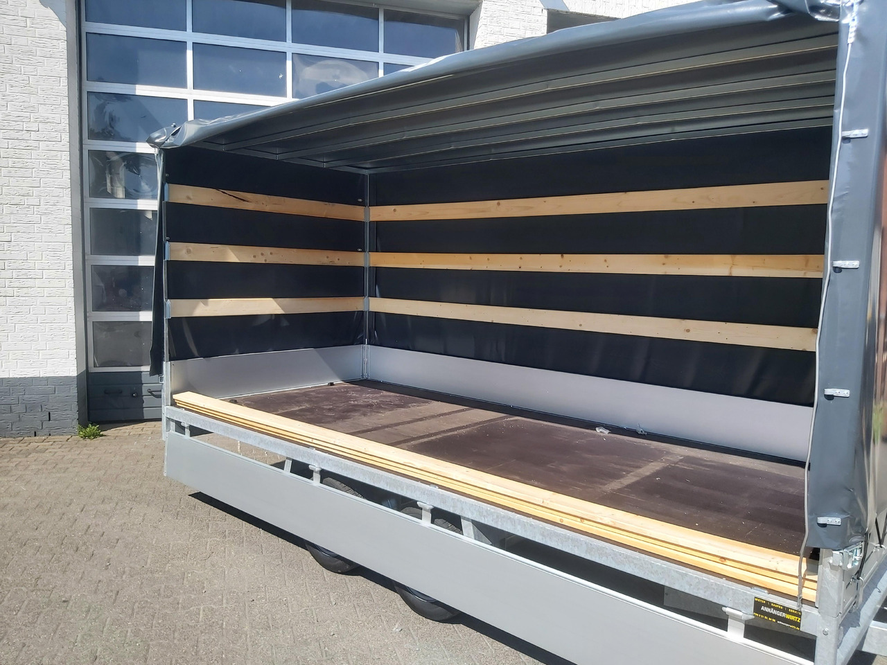 Anssems Hochlader PSX - S 3000 405x178x30cm 180cm Hochplane grau (XL) 3000kg Aktion - Prikolica s ponjavo: slika 2 Anssems Hochlader PSX - S 3000 405x178x30cm 180cm Hochplane grau (XL) 3000kg Aktion - Prikolica s ponjavo: slika 2